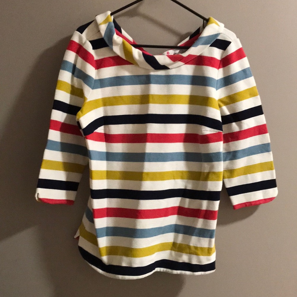 Striped retro boden shirt with boatneck